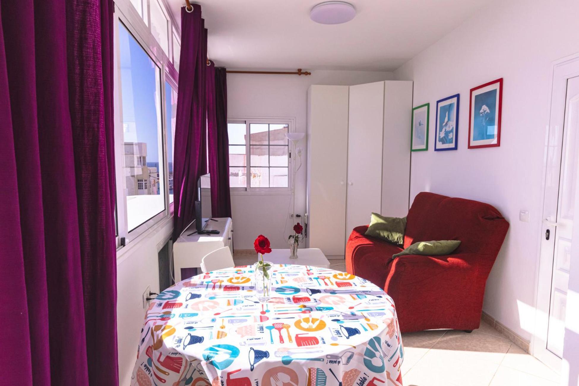 Apartamento ático Gran Tarajal Bagian luar foto